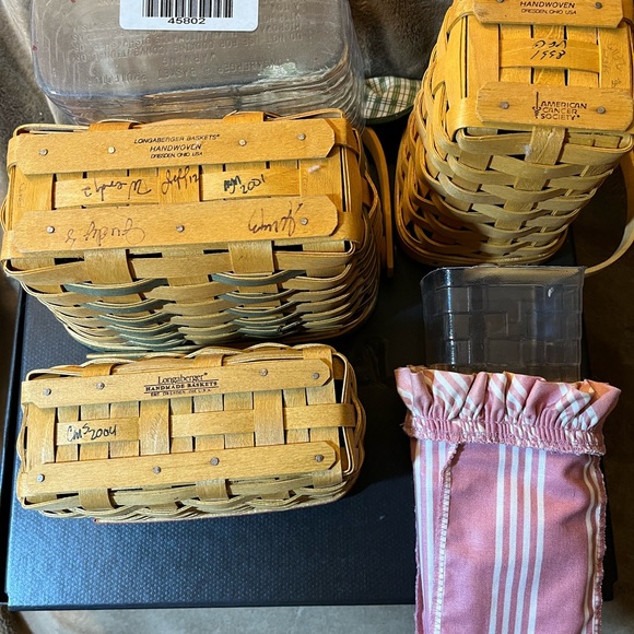 Longaberger Vintage Basket Collection (3 pieces) for one price - Picture 2 of 6